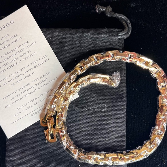 NWT $425 Eddie Borgo Supra Link Necklace - 17 inch length - Picture 5 of 5